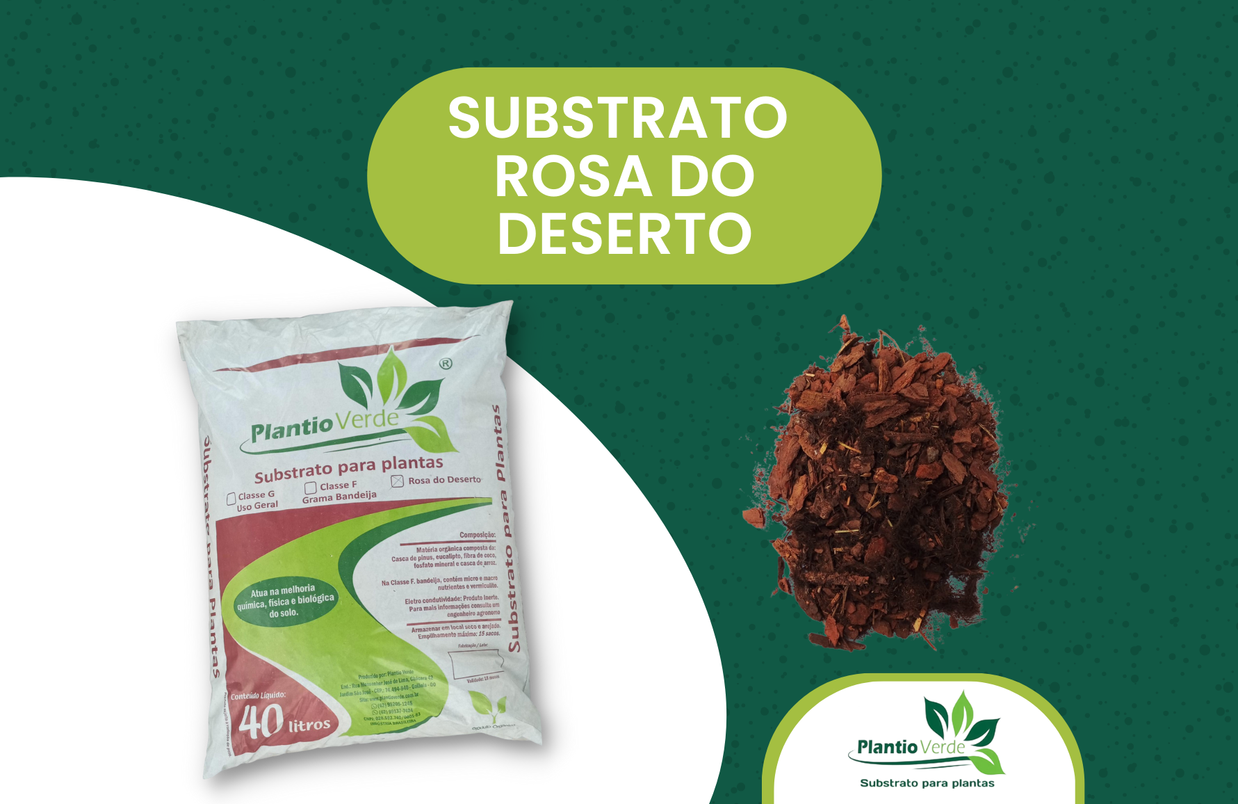 SUBSTRATO ROSA DO DESERTO 40LT