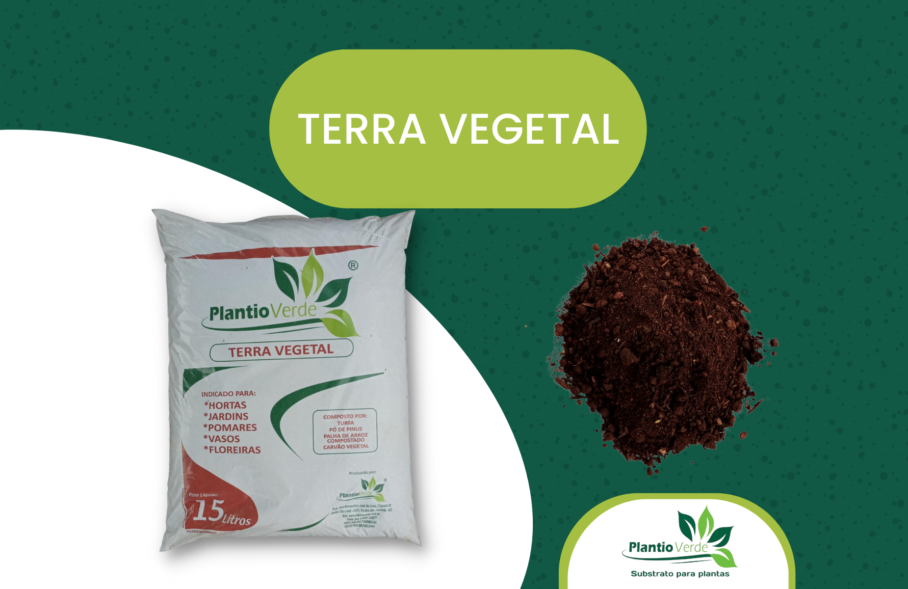 TERRA VEGETAL 15LT